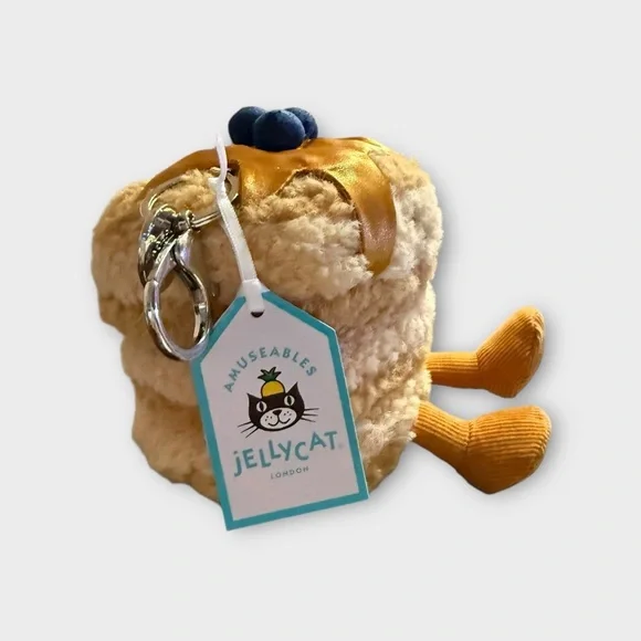 Jellycat Amuseables Fran Pancakes Bag Charm New York Exclusive